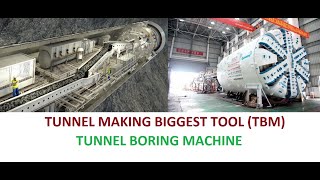 Full Information about Tunnel Boring Machine TBM TBM types and structure Knowledge [upl. by Edik]