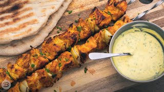 Persian Chicken Kebabs  Barbechoo [upl. by Anircam]