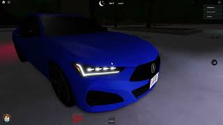 Roblox Acura TLX A spec pov drive [upl. by Akehs]