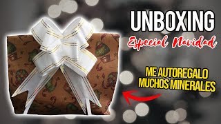 UNBOXING DE MINERALES 🎁 ESPECIAL NAVIDAD 💎🎄 [upl. by Allerus]