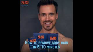 How to use a Hair Removal Cream Product demonstration in just 25 seconds [upl. by Reivilo43]