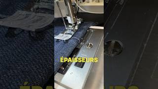 Le pied à goupille pour les épaisseurs  Astuce Couture [upl. by Tenahs56]