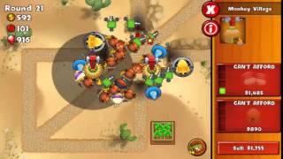 Bloons Monkey City android  Contested Territory Desert Terrain round 36 [upl. by Tansey135]