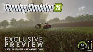 9 Minutes of Farming Simulator 25  Raw Gameplay Footage [upl. by Snahc]