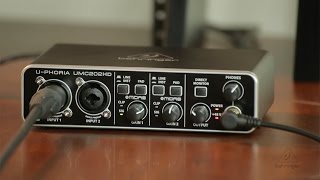 UMC202HD How To  First Recording [upl. by Geffner381]