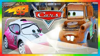 CARS 3 2 1  ESPAÑOL  niños película  2 de 6  El Rayo McQueen amp Tow Mate Mater [upl. by Briano]