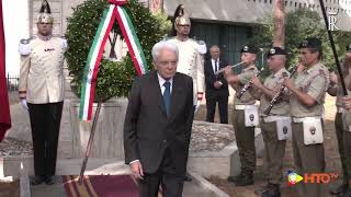 Quirinale  Il Presidente Mattarella per l81° anniversario della Difesa di Roma  wwwHTOtv [upl. by Tigdirb]