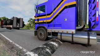 MOBIL VS SPEEDBUMP 14  BeamNG Drive 033 [upl. by Anairam470]