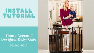 Regalo Easy open Baby Gate Installation video Child gate Animal Gate Pet Gate [upl. by Stalder135]