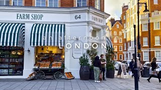 London Mayfair Walking Tour  Virtual Walks in 4K HDR [upl. by Lindley]