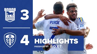 Joel Piroe scores on debut Ipswich Town 34 Leeds United  Highlights [upl. by Oal]