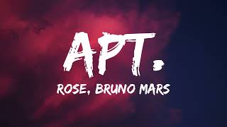 ROSÉ amp Bruno Mars  APT 🎵 Lyrics [upl. by Ricketts]