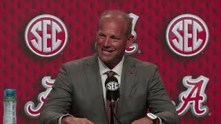 Kalen DeBoer interview at SEC Media Days  Alabama Football [upl. by Cown]