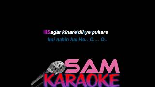 Saagar Kinare Unwind mix Karaoke  Arnab amp Anwesshaa Sam Karaoke [upl. by Neeluqcaj]