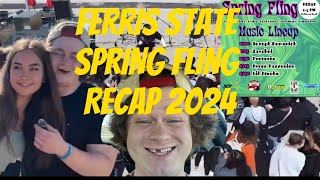 FERRIS STATE SPRING FLING REACAP 2024 ZAYCHEIMISSING TOOTHLIL STROBE FerrisState [upl. by Graner460]