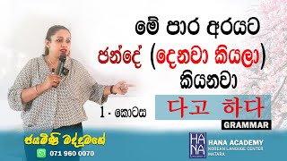 korean Exam 2024  2025  다고 하다  කොරියානු භාෂා ව්‍යාකරණ GRAMMAR [upl. by Dirraj]