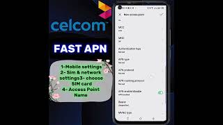 Celcom flax DATA APN Settings  Celcom fast internet 2023 [upl. by Garwood135]