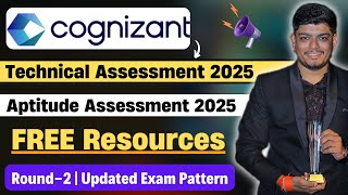 Cognizant Technical Assessment 2025  Cognizant Aptitude Assessment 2025  Pattern amp FREE Resources [upl. by Fuller122]