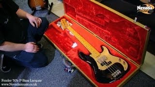 Fender 2013 Classic Series 50s PBass Black Lacquered Finish [upl. by Vivianne771]