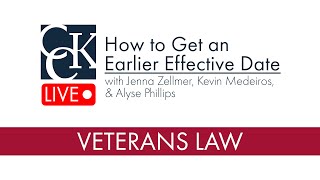 How to Get an Earlier Effective Date for VA Disability Claims [upl. by Steven]