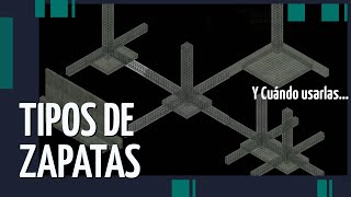 👷 TIPOS DE ZAPATAS y Cuándo usarlas  Recomendaciones 📐📗 [upl. by Layne]