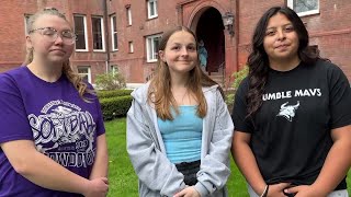 Video Wells students speak about the college closing [upl. by Kielty]