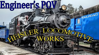 POV Running A Heisler Steam Locomotive with OCSRs First Female Fireman Craig Mountain Lumber 3 [upl. by Nwavahs398]