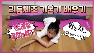 리듬체조 기본동작 배워보기 Learning basic rhythmic gymnastics moves YenTV [upl. by Ralip]