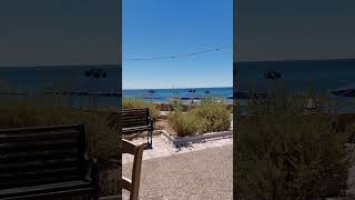 Greek Taverna by the Sea BeachLife CrystalClearWaters Sunshine [upl. by Sedaiuqlem334]