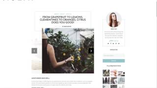 Noemi  Lifestyle Blog Theme [upl. by Elletsyrk]