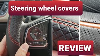 Trying out 3 Steering Wheel Covers on my Honda Review 1520 [upl. by Nylesaj200]