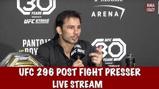 UFC 296 Edwards vs Covington Post Fight Press Conference Live Stream [upl. by Heuser]