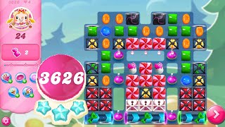 Candy Crush Saga Level 3626  Super Hard Level  No Boosters  3 Sugar Stars 🌟🌟🌟 [upl. by Caresse948]