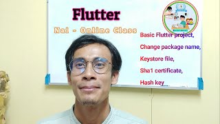 How to create keystore file get SHA1 Certificate Hash key and change package name in Flutter [upl. by Arlina]