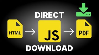 DIV to PDF Iframe to PDF using JavaScript Only with CSS amp Images Support [upl. by Ryann]