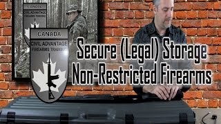 Secure Storage of Non Restricted Firearms Canada [upl. by Eniledgam]