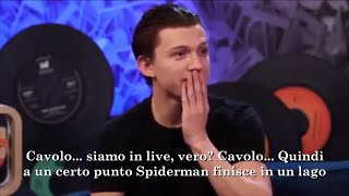 TOM HOLLAND e gli spoiler SUB ITA [upl. by Leach355]