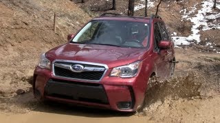 2014 Subaru Forester XT Muddy OffRoad Drive amp Review [upl. by Roderich798]