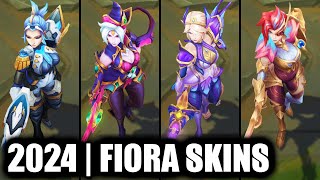 Bewitching Fiora Skin Spotlight  League of Legends [upl. by Nylzor417]