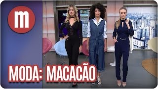 Moda macacão  Mulheres 050417 [upl. by Lampert44]