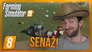 SENÁŽ  Farming Simulator 19 08 [upl. by Ximenes124]