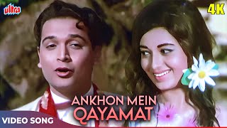 ROMANTIC SONG  Ankhon Mein Qayamat Ke Kajal  Mahendra Kapoor  Biswajeet Babita  Kismat 1968 [upl. by Ayoras]