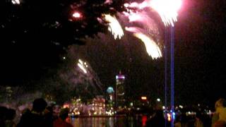 Boston Fireworks July 4th 2011 Part 2 [upl. by Nyltak]