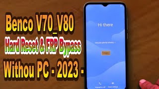 Benco V70 V80 FRP Bypass Unlock Google Account Lock Without PC 2023 [upl. by Acus]