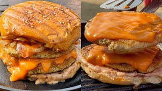 Chicken Grilled Burger Recipe  Homemade Chicken Patty Recipe  with Secret Sauce [upl. by Aifas262]