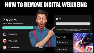 Remove Free FireBGMI From Digital Wellbeing Without Delete📱 Without Deleting 🤯 Monster FF Yt 🔥 [upl. by Nairde]