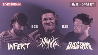 INFEKT B2B HAMRO B2B DASSIM  Special Guests [upl. by Adnolat]