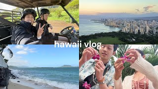 HAWAII vlog  best food in honolulu circle island tour kualoa ranch utv amp more [upl. by Nima]