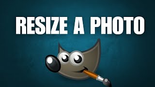 Easiest Way To Resize A Photo In GIMP 2024 [upl. by Islean]