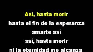 AMARTE ASI  ALEJANDRO LERNER  KARAOKE by Ruben D Pineda [upl. by Vachell606]